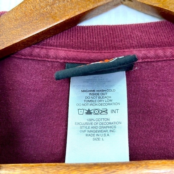 Harley Davidson - Burgundy Manatee Crystal Rivers Short Sleeve Shirt Size Large - Picture 8 of 10